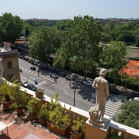 Elegant Floor - Unique View Of Rome's Skyline Tibernestrome アパート ローマ