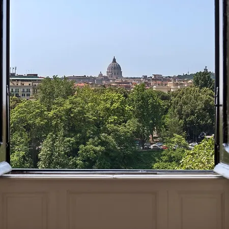 アパート Elegant Floor - Unique View Of Rome's Skyline Tibernestrome ローマ